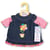Robe jeans avec fleur dolly mosa - habit poupee 38-46 cm - zapf creation (12)