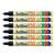 Lot de 6 marqueurs permanents pointe conique fine 0,4 mm - ARTLINE - 725 - Noir