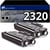 Pack 2 Toners compatibles BROTHER TN-2320 noir - 123CONSOMMABLES