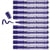 Lot de 10 marqueurs permanents - EDDING - pointe biseautée 1-5 mm - violet - 2200 C