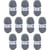 10 pelotes - 100% acrylique - Gris - 838 - 50g - 140m - DMC - Knitty 4 - Tricot