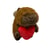 Peluche ailes/coeur 20cm Capybara Mercier