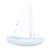 Bateau Le Sloop vert d'eau 21cm - Maison Tirot