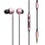Écouteurs Smartphones Intra-Auriculaires Stéréo Jack Micro Volume Or Rose YONIS