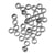 Perle à  écraser, int. :1,4mm ext. 2mm 35pces, platine