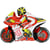 Ballon Aluminium Hélium Géant - Moto Rouge 74 cm