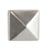 Ki-Sign - Clou Carré thermocollant 6/8/10mm Argenté 66 pièces