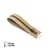 Fermeture éclair Z19 - laiton Séparable 6mm - 75 cm