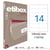 Apli 119756 x5 - Etiquettes blanches format 105 x 42 mm - Carton de 5 boites Réf.119756