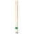 Paire d'echasses vertes en bois massif 1m30 - vilac - 3200g - plein air