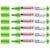 Lot de 6 marqueurs textiles permanents - EDDING - vert clair - 2-3 mm