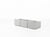 3 tiroirs de rangement pour lit - Vipack - Blanc