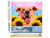 Peinture par Numéro Figured'Art - Chien Polygon Art - Kit de Loisir Créatif DIY Numéro d'Art Complet - 40x50cm toile roulée + châssis en bois à monter