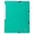 Chemise à élastique sans rabat carte lustrée 400gm2 - A4 - Vert - x 25 - Exacompta