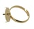 SACHET DE 3 MONTURES DE BAGUE PICOT DOREE