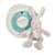 DOUDOU BOTANIC BIO - Pantin lapin gris Doudou et compagnie