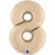 Ballon Géant Chiffre 8 Satin Cream (102 cm)