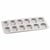 Plaque 12 madeleines - fer blanc - 395 x 200 x 17 mm