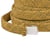 Bobine 20m tresse chinée pour anses de sacs 16mm moutarde