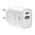 Swissten Chargeur USB-C 45W Power Delivery et USB-A Quick Charge 3.0 18W Blanc