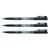 Lot de 3 marqueurs permanents - PENTEL - Pointe fine 0,9 mm - Noir