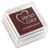 Tampon encreur "Versacolor", rouge Bourgogne, 2,5x2,5 cm