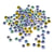 Perles plastiques à lettres, rondes, assorties, 6 mm, 40g