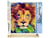 Peinture par Numéro Figured'Art - Tête de lion en couleur - Kit de Loisir Créatif DIY Numéro d'Art Complet - 40x50cm toile roulée + châssis en bois à monter