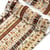 12 Rubans adhésifs washi tape collage décoration assorties 1, 5 cm x 4 m WESTERN 142541