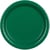 6 Assiettes Vert Foncé Ø23 cm - En carton