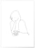 Affiche Line Art Women 8 | A3 : 29,7x42cm
