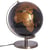 Globe Terrestre Lumineux LED Noir et Cuivré 32 cm de Hauteur Accessoire Déco pour Bureau ou Bibliothèque au Style Moderne et Traditionnel Beliani