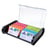 Fichier pour cartes de visite Topline - 60x245x180 mm - Noir - Exacompta