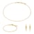 Collier, bracelet et boucles d'oreilles Elyssa en Pierres de Lune - Sloya