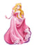 Amscan 2847501 - Super Shape Ballon en plastique La Belle au bois dormant Disney Princess, taille 58 x 86 cm, volume 40 litres, ballon hélium
