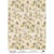 Feuille papier calque, papier velin scrapbooking Fabrika Decoru 30 x 42 cm FLEUR FEUILLAGE 0171
