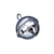 Déco-Clochettes métal(en forme de boule), sachet 10 pces. , platine