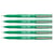 Lot de 5 stylos feutres permanents indélébiles - Pointe 0,4 mm - ARTLINE - Vert