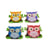 Lot de 4 pinces magnétiques Hibou - Ulysse