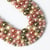 30 perles rondes en nacre naturelle teintée 6 mm fabrication bijoux 0550806
