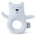 Hochet bébé en coton tricoté, Ourson