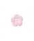 Bouton Coco laqué 4 trous Fleur 18mm - Prym Rose Clair