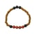 Bracelet Bois, Jaspe Rouge et Pierre de lave Perles rondes 8 mm - Omsaé