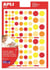 P 6F 624 GOMMET ENL ROND COUL ASSORTIES