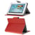 Etui Tablette 10 Pouces Rabat Magnétique Protection Universelle Intégrale Rouge YONIS