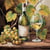 4 serviettes en papier découpage collage 33 cm VIN BLANC RAISIN VERRE VIGNE FR 102