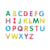 Alphabet texturé (majuscule) - Jouet créatif et éducatif