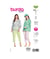 Patron Burda Style 5665 – Chemisier col en V grandes tailles | Tailles 46-60 taille n°FR 46-60