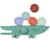 Balancier crocodile pour le bain Lilliputiens