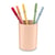 Pot à crayons Rangement stylos en plastique recyclé First GreenSpirit Pêche - CEP